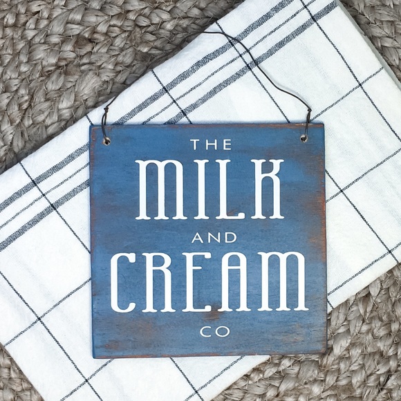 summers at stella’s Other - 🛒2/$18!🛒 Milk and Cream Co.- Handcrafted Sign